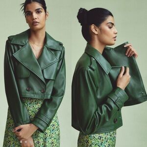 Avec Les Filles Faux Leather Jacket | Anthropologie Jacket